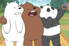 Hình 3 chú gấu hoạt hình cute đáng yêu