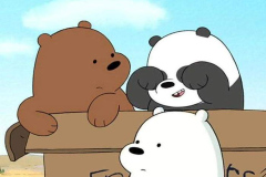 Hình 3 chú gấu hoạt hình cute đáng yêu