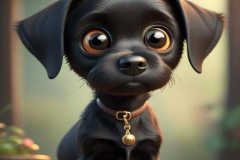 Bộ ảnh chó hoạt hình làm avatar