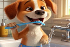 Ảnh chó hoạt hình ngộ nghĩnh cute