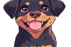 anh-cho-rottweiler-chibi-anime-cute-1