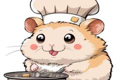 Ảnh chuột hamster chibi đáng yêu