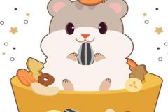 Ảnh chuột hamster chibi đáng yêu