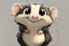 ảnh chuột chibi dễ thương