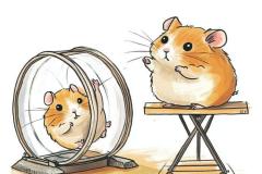 Ảnh chibi con chuột hamster đáng yêu