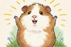Ảnh chibi con chuột hamster đáng yêu