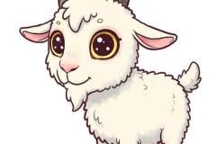 Ảnh con dê chibi, anime ngộ nghĩnh
