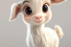 Tổng hợp ảnh con dê cute, 3d cực đáng yêu