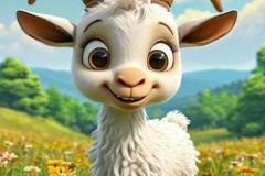 Tổng hợp ảnh con dê cute, 3d cực đáng yêu