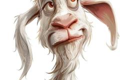 Hình ảnh con dê hoạt hình nổi tiếng