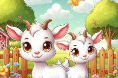 Hình ảnh con dê hoạt hình nổi tiếng