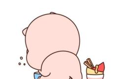 Ảnh con heo chibi anime cưng xỉu