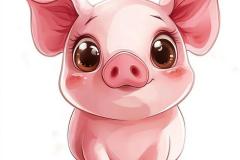 Ảnh con heo cute