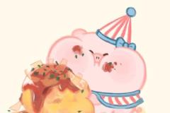 Ảnh con heo hồng cute đáng yêu