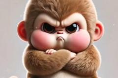 Hình ảnh con khỉ chibi, anime đáng yêu