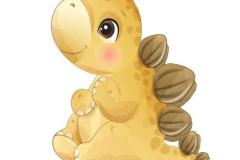 Ảnh con khủng long chibi, anime