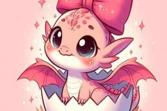 Hình ảnh con khủng long chibi đáng yêu