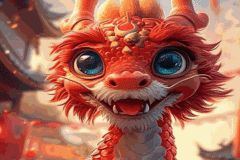 Ảnh con rồng con đáng yêu