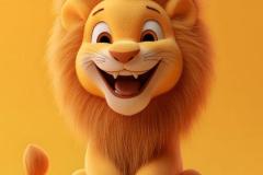 Hình ảnh con sư tử cute chibi đáng yêu