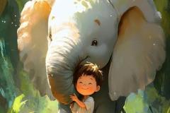 Hình ảnh con voi cute đáng yêu