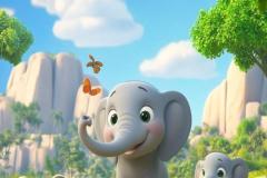 Hình ảnh con voi cute đáng yêu