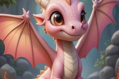 Ảnh đại diện, avatar khủng long hồng cute xỉu