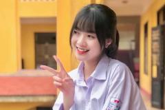 ảnh gái răng khểnh học sinh