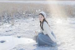 ảnh gái xinh và mùa đông dịu dàng