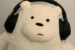 Hình gấu bông buồn cute