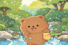 Ảnh chibi con gấu cực xinh