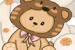 Ảnh chibi con gấu cực xinh
