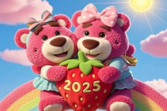 Hình ảnh gấu dâu cute