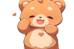 Ảnh gấu hoạt hình đáng yêu