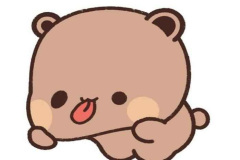 Ảnh gấu nâu đáng yêu hoạt hình chibi