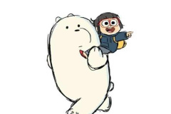 Hình ảnh con gấu hoạt hình ngộ nghĩnh xỉu