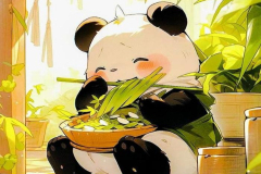Ảnh gấu trúc chibi cực dễ thương 