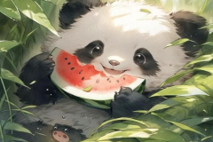 Ảnh gấu trúc chibi cực dễ thương 