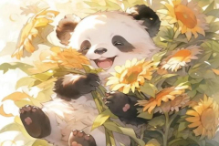 Ảnh gấu trúc chibi cực dễ thương 