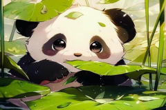 Ảnh gấu trúc chibi cực dễ thương 