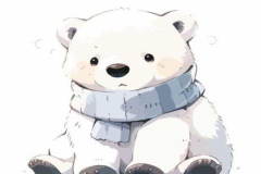 Ảnh gấu bắc cực chibi 