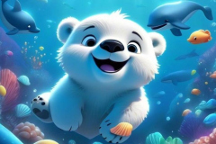 Ảnh gấu bắc cực chibi 