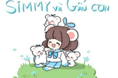 Ảnh gấu tuyết simmy cute