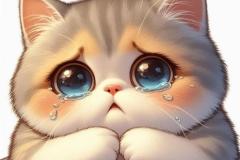 Ảnh mèo buồn cute