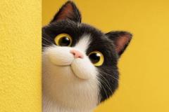 Ảnh mèo chibi cute đáng yêu