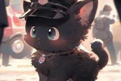 Ảnh mèo chibi cute