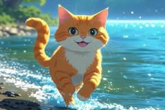 Ảnh mèo chibi cute