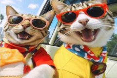 Ảnh mèo đeo kính cute