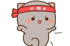Ảnh mèo đứng chibi dễ thương
