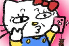 Ảnh vẽ mèo hello kitty