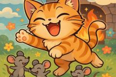 Ảnh mèo hoạt hình cute